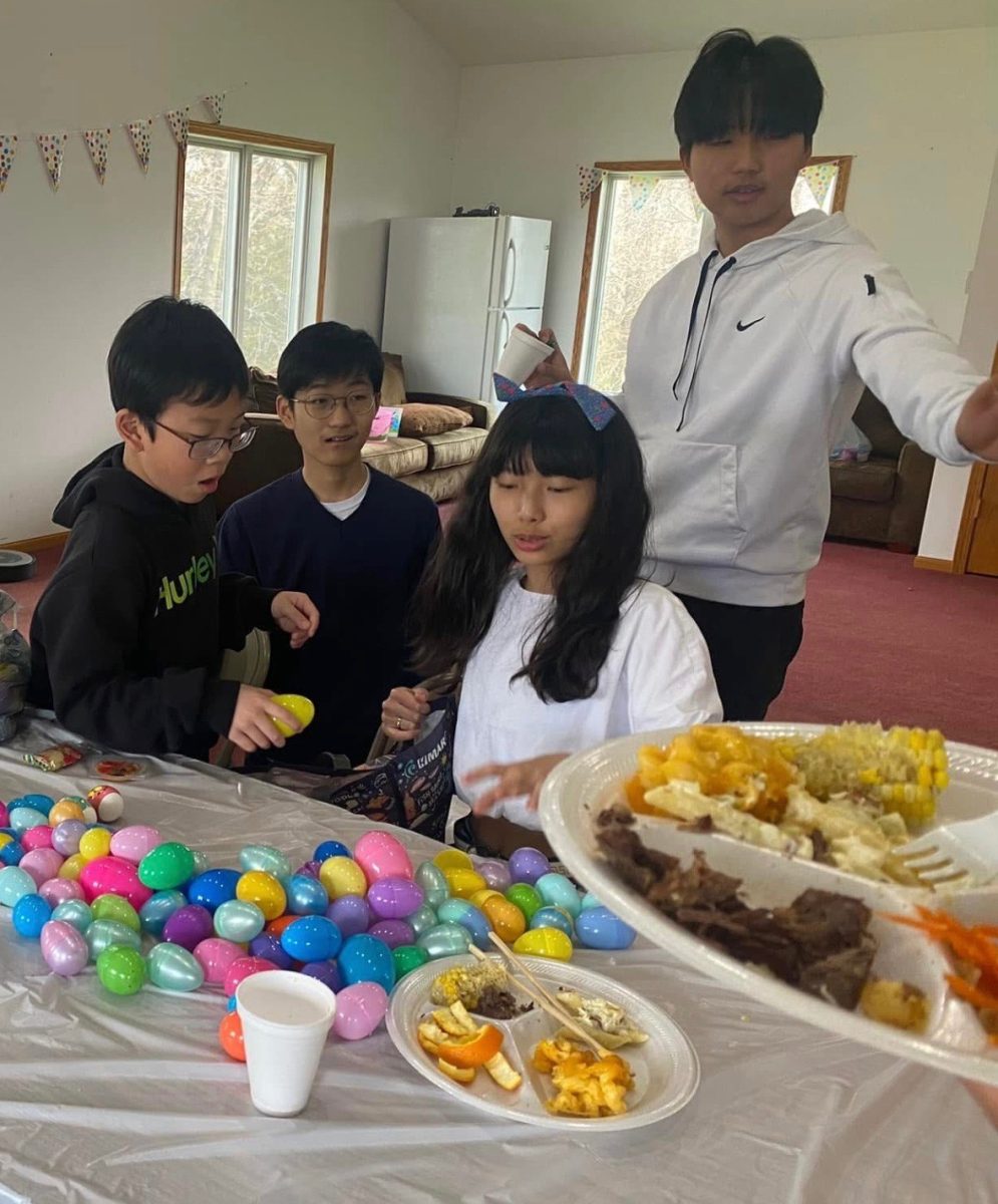 Senior Justin Lim struggles to balance his Korean heritage with his American life when engaging with his family and Korean-American communities.