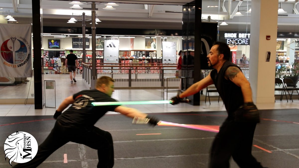 Steven Mulikey, head custodian, competes in LudoSports outside of school. LudoSports is a lightsaber combat sport that originated in Italy. Mulikey practices through LudoSport St. Louis at 2434 Mid Rivers Mall in St. Peters. For more information, go to ludosportstlouis.com.