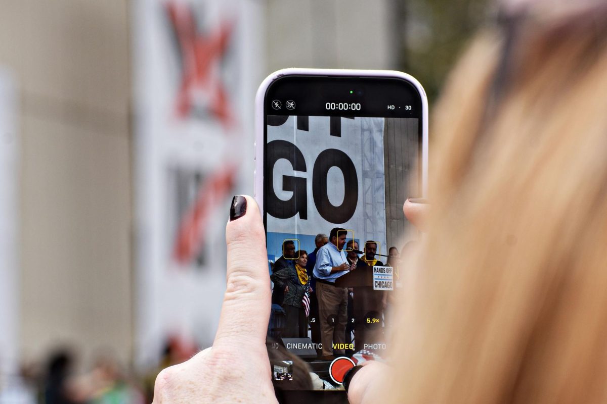 Governor J.B. Pritzker was one of the many who gave a speech at Grant Park. "Tyranny requires your fear, your silence and your compliance, democracy requires your courage," Pritzker said. "So Donald Trump stay the hell out of Chicago."