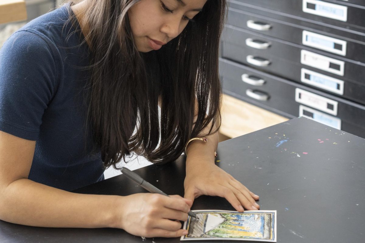 Driven by a prompt about the cycle of time, Junior Lyla Ruiz De Luzuriaga uses pen to create detailed, award-winning illustrations.