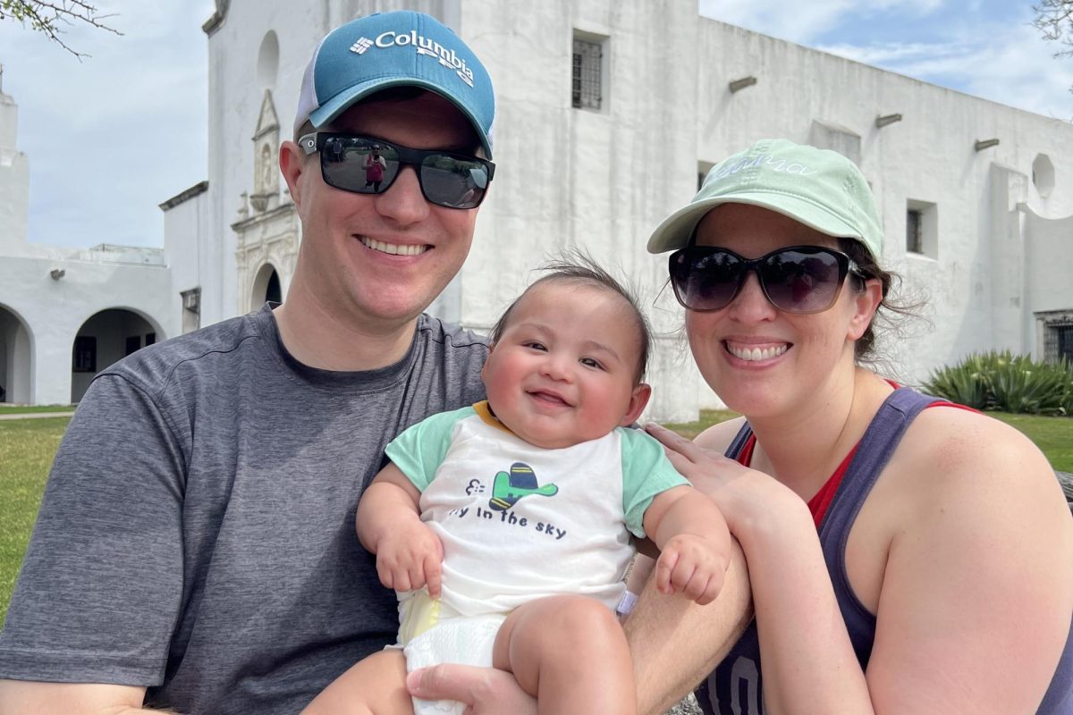 The LaBellos visit Goliad State Park & Historic Site with their son Matthew. Photo submitted by Jessica LaBello.